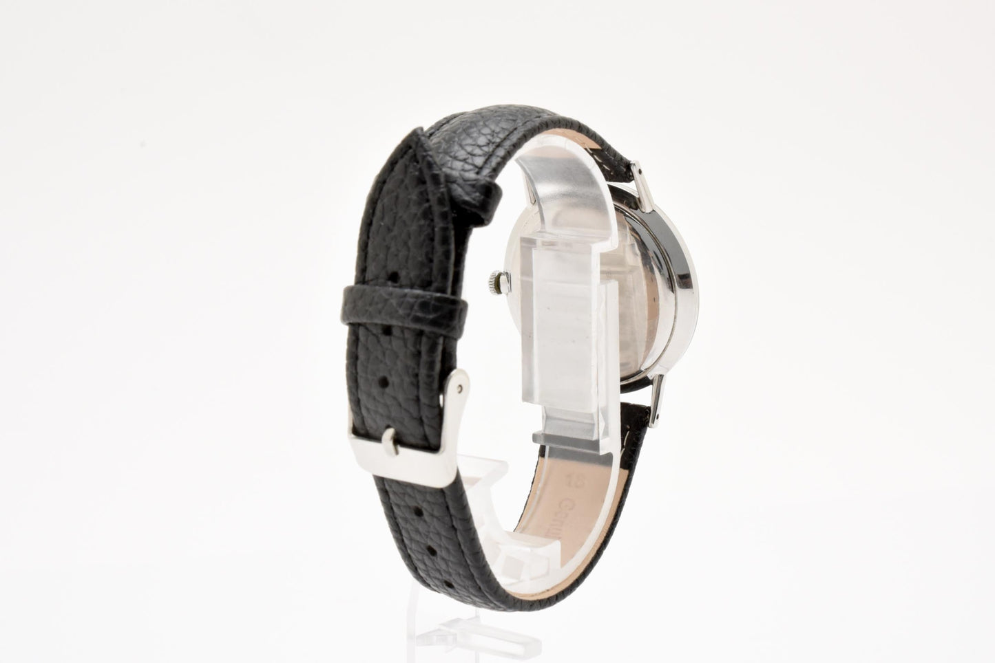 シチズン CITIZEN デラックス Deluxe 1507058 手巻き 腕時計 シルバー文字盤 レザーストラップ メンズ ヴィンテージ