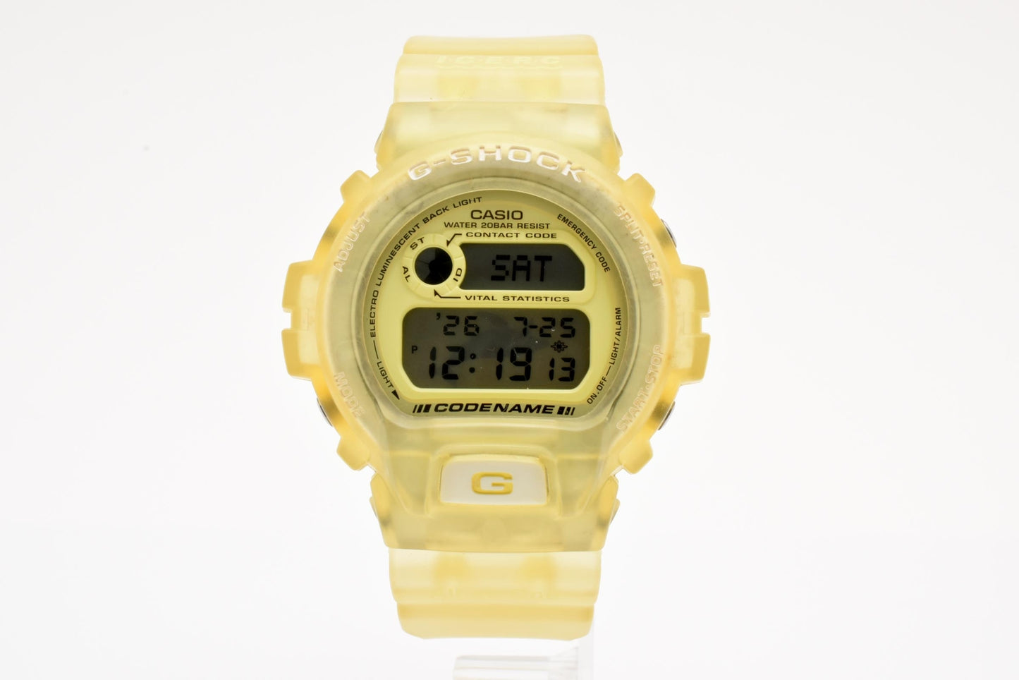 カシオ CASIO G-SHOCK DW-6910K 第6回国際イルカ・クジラ会議記念モデル クォーツ デジタル 腕時計 イエロー メンズ