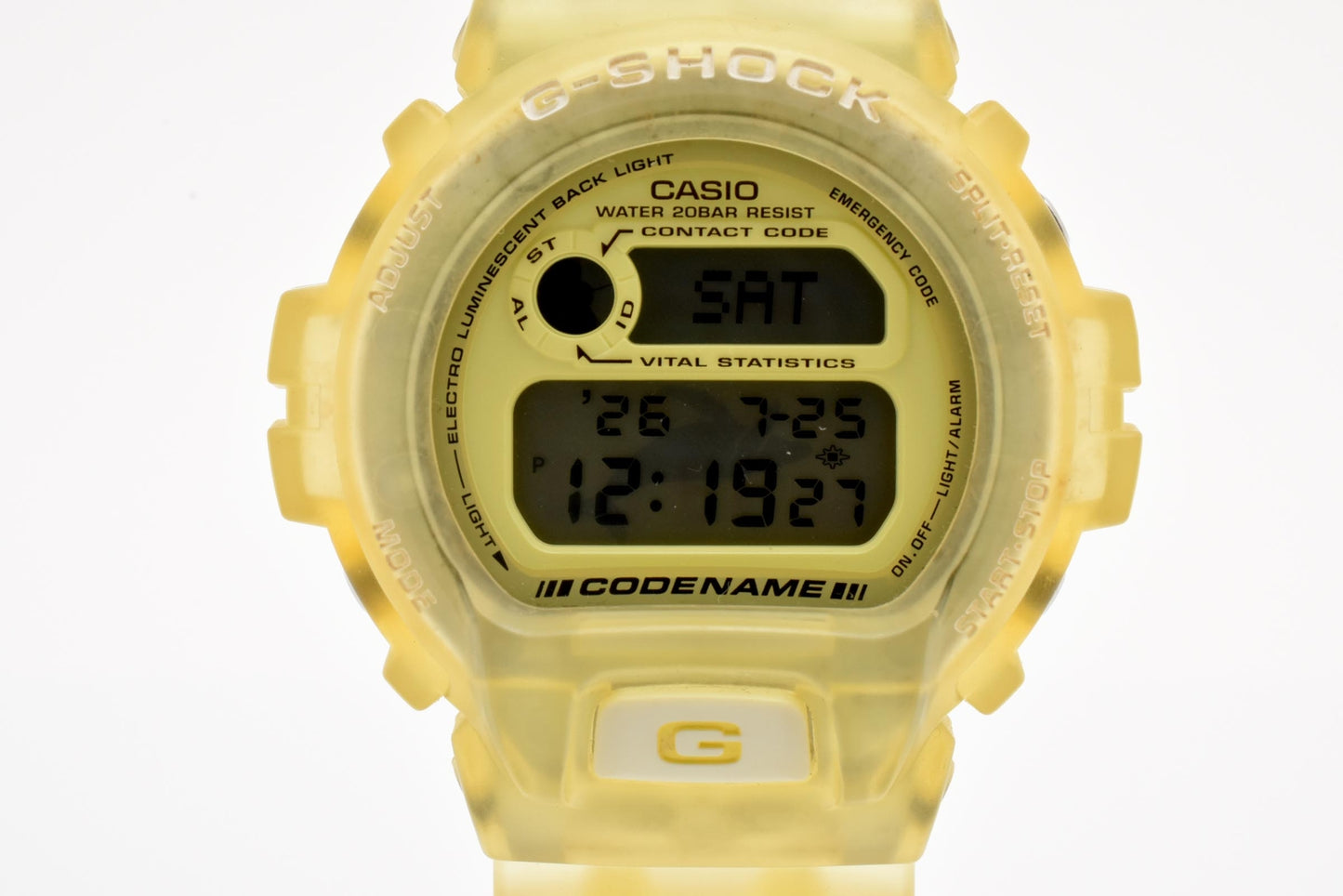 カシオ CASIO G-SHOCK DW-6910K 第6回国際イルカ・クジラ会議記念モデル クォーツ デジタル 腕時計 イエロー メンズ