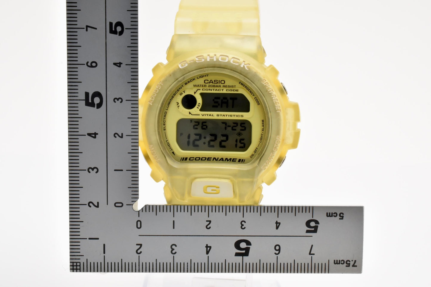 カシオ CASIO G-SHOCK DW-6910K 第6回国際イルカ・クジラ会議記念モデル クォーツ デジタル 腕時計 イエロー メンズ