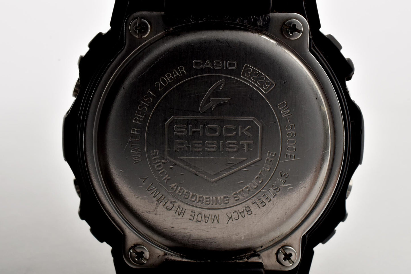 カシオ CASIO G-SHOCK DW-5600E クォーツ デジタル 腕時計 ブラック スクエア シリコンベルト メンズ