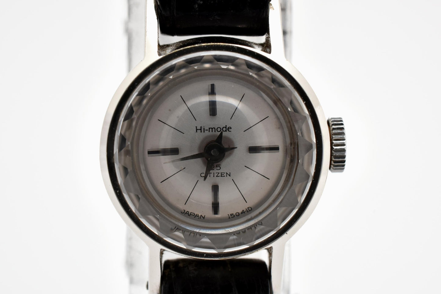 シチズン CITIZEN HMOM51203-S 手巻き ドレスウォッチ シルバー文字盤 レザーベルト レディース 腕時計 ヴィンテージ