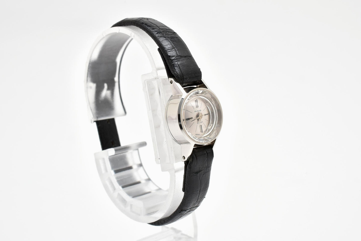 シチズン CITIZEN HMOM51203-S 手巻き ドレスウォッチ シルバー文字盤 レザーベルト レディース 腕時計 ヴィンテージ