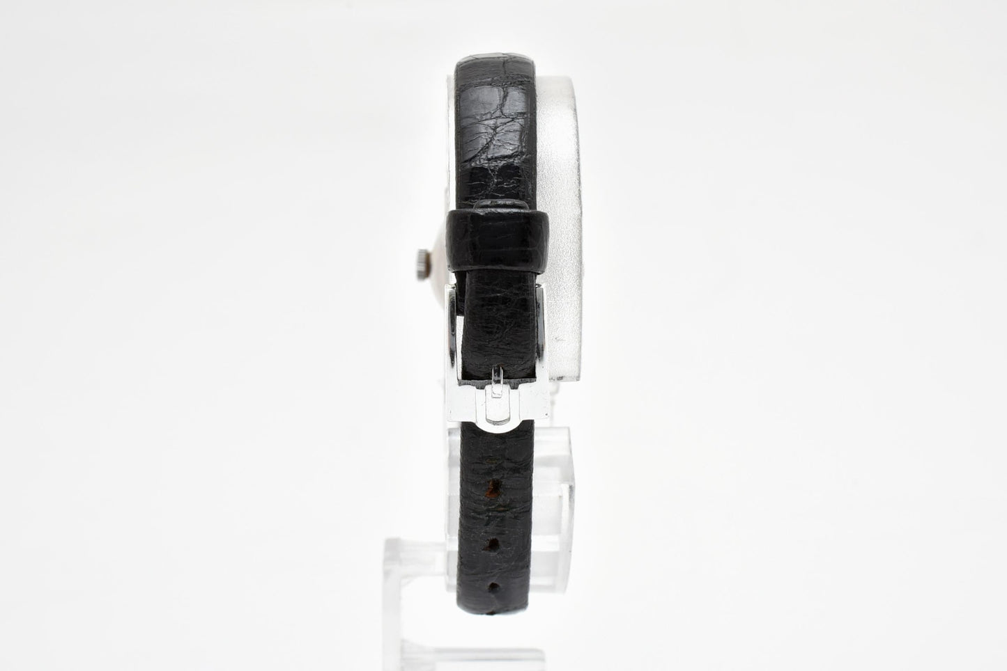シチズン CITIZEN HMOM51203-S 手巻き ドレスウォッチ シルバー文字盤 レザーベルト レディース 腕時計 ヴィンテージ