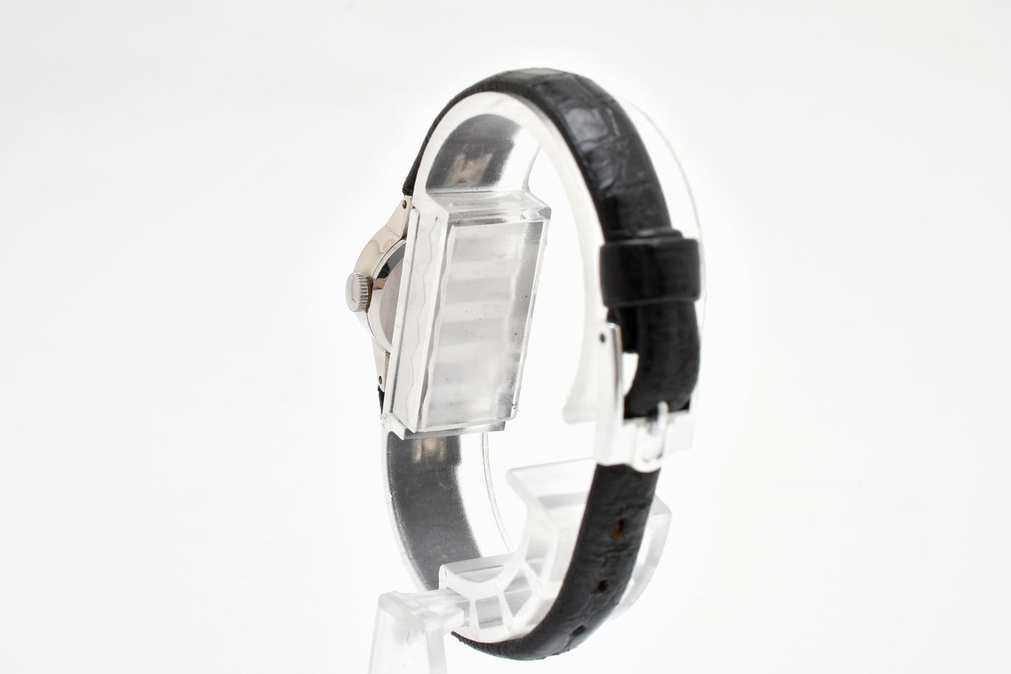 シチズン CITIZEN HMOM51203-S 手巻き ドレスウォッチ シルバー文字盤 レザーベルト レディース 腕時計 ヴィンテージ