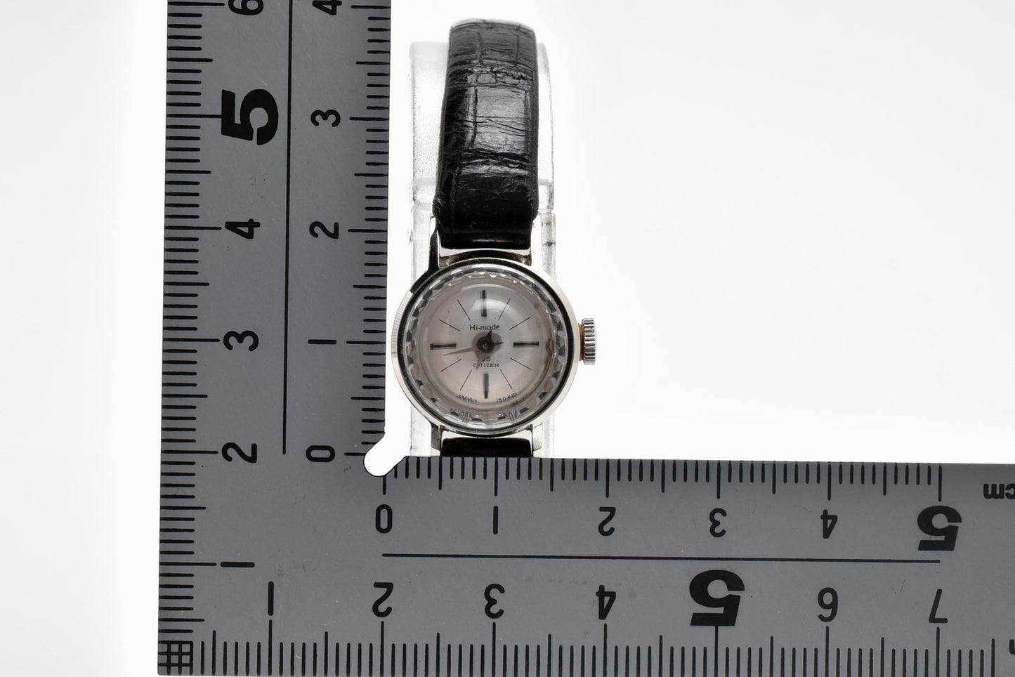 シチズン CITIZEN HMOM51203-S 手巻き ドレスウォッチ シルバー文字盤 レザーベルト レディース 腕時計 ヴィンテージ