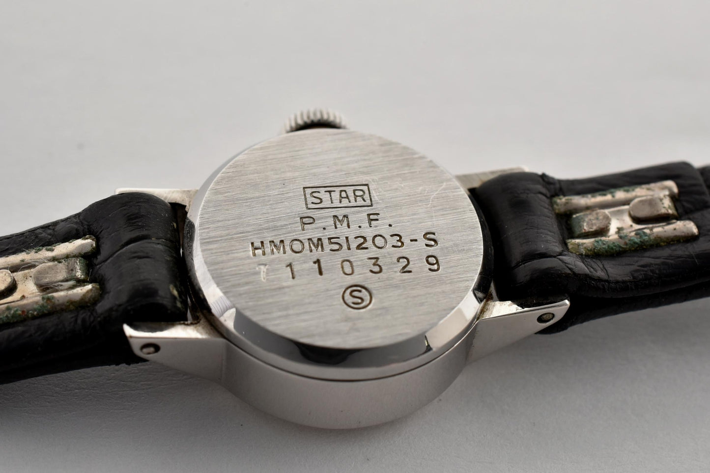 シチズン CITIZEN HMOM51203-S 手巻き ドレスウォッチ シルバー文字盤 レザーベルト レディース 腕時計 ヴィンテージ