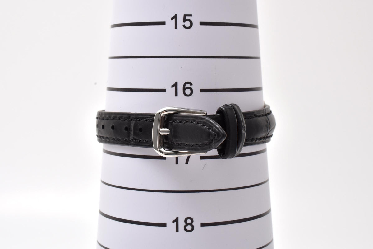 ORIENT オリエント レディース ヴィンテージ クォーツ 腕時計 45593-00 ホワイト文字盤 ゴールドカラーケース レザーストラップ 24mm 1990年代