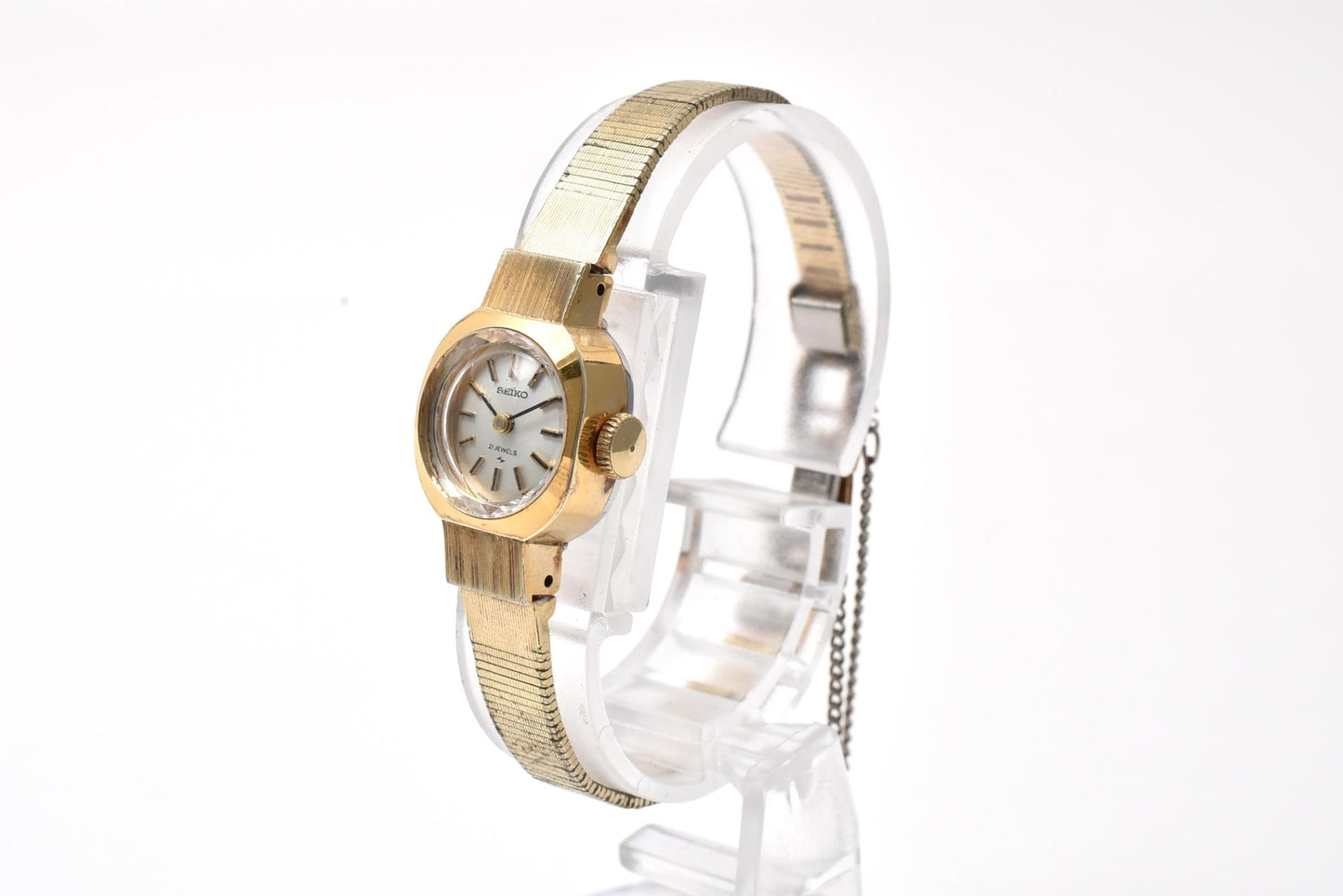 セイコー SEIKO 11-0340 手巻き ドレスウォッチ シルバー文字盤 GP レディース 腕時計 ヴィンテージ