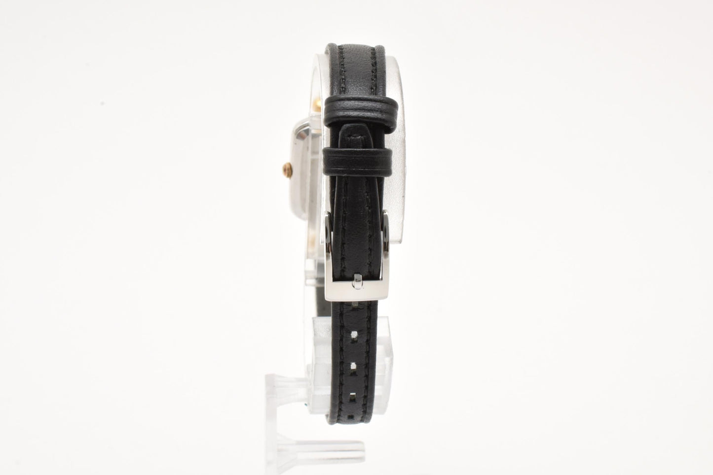 セイコー SEIKO 2320-5230 クォーツ レディース 腕時計 シルバー文字盤 スクエア レザーベルト ヴィンテージ