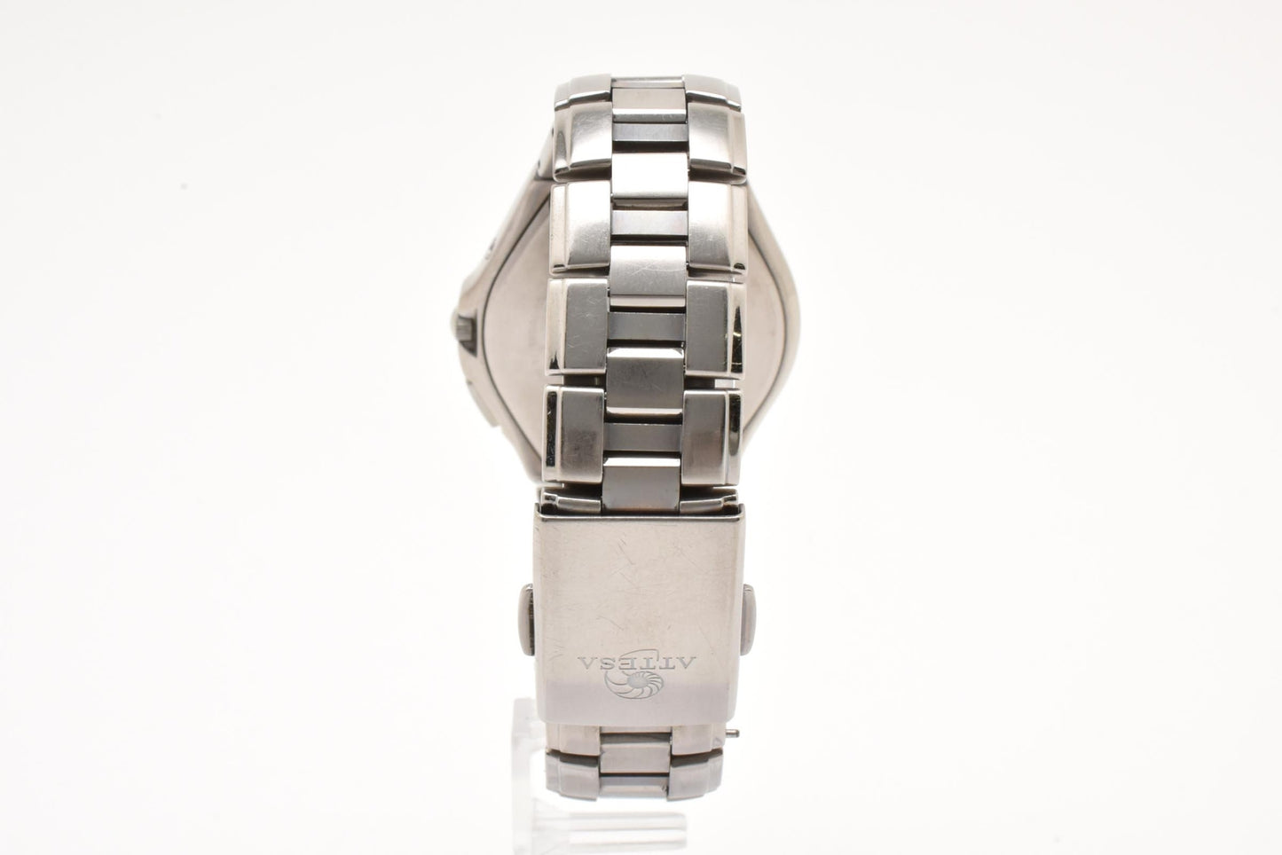 シチズン CITIZEN アテッサ H100-T010431 エコ・ドライブ 電波ソーラー チタン メンズ 腕時計 デイデイト