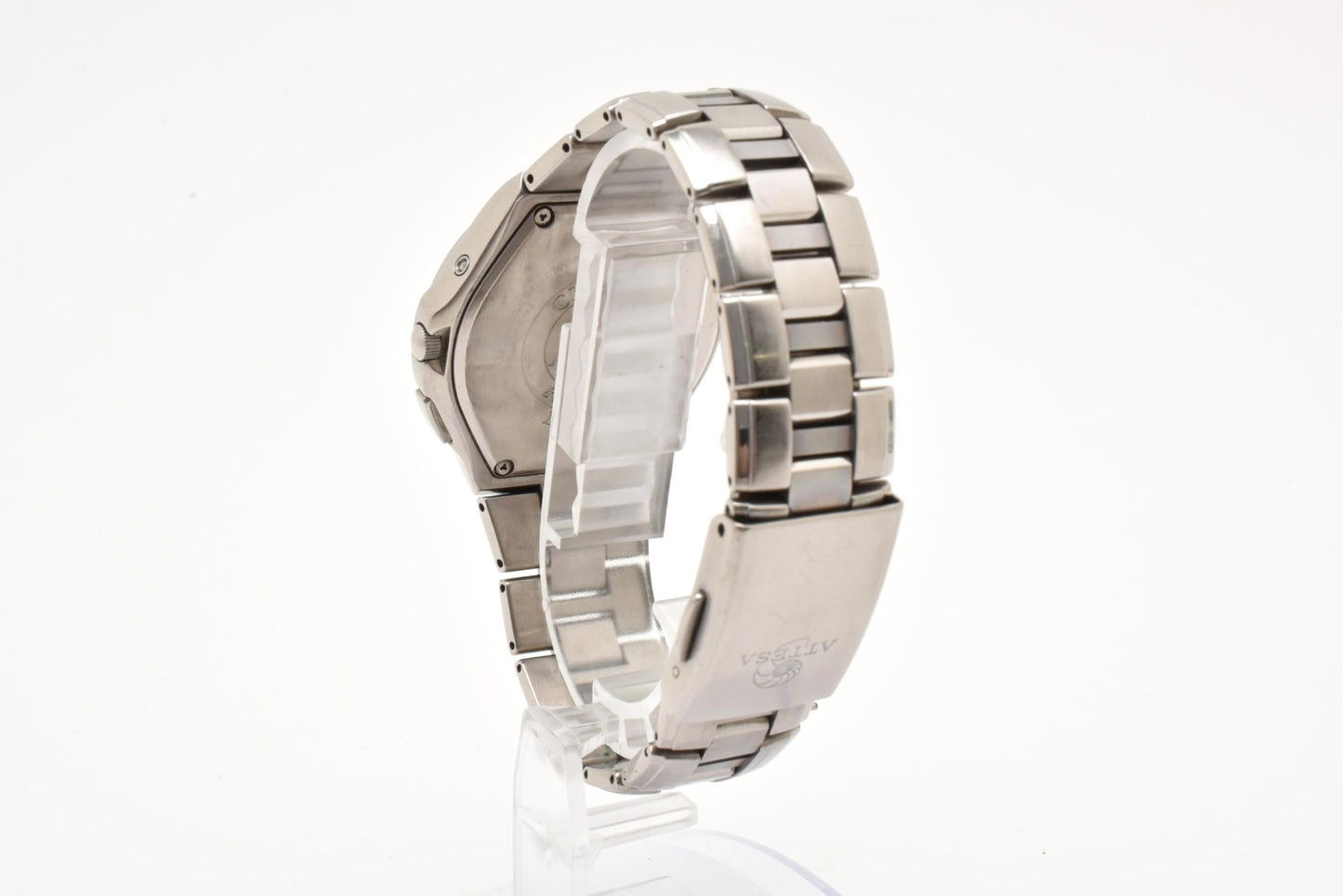 シチズン CITIZEN アテッサ H100-T010431 エコ・ドライブ 電波ソーラー チタン メンズ 腕時計 デイデイト