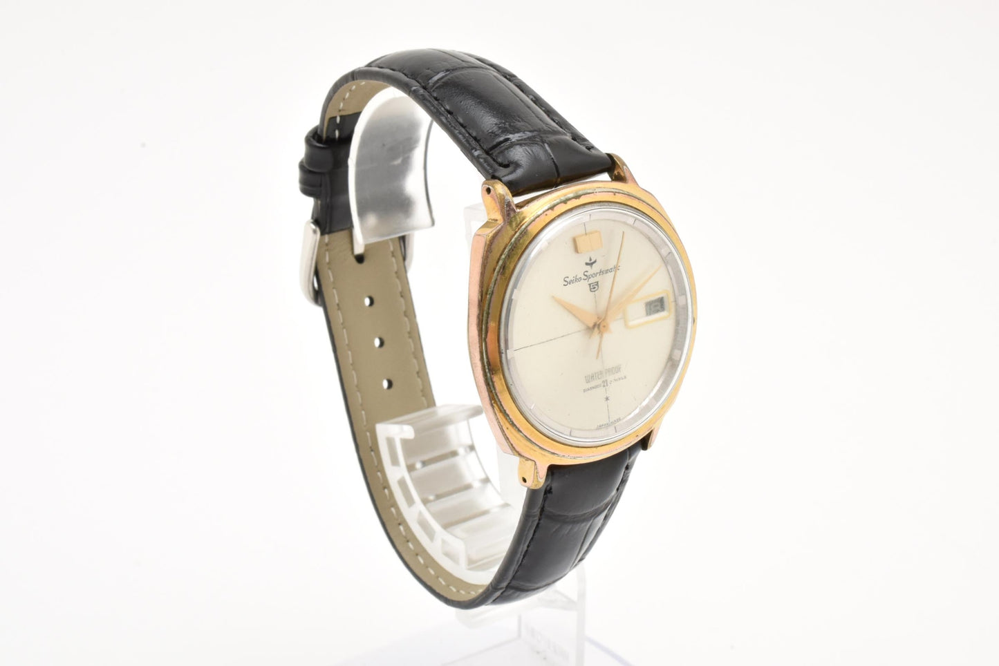 セイコー SEIKO スポーツマチック5 6606-7990 自動巻き 21石 デイト GP メンズ 腕時計 ヴィンテージ