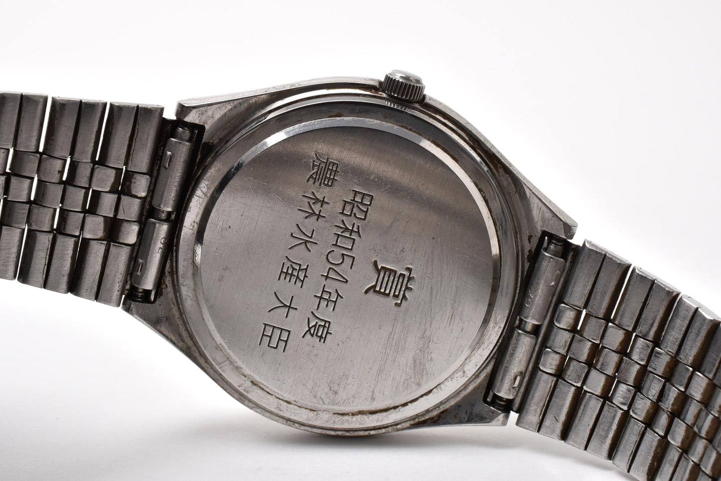シチズン CITIZEN セブンスター 7100-716717 クォーツ デイデイト メンズ 腕時計 ホワイト文字盤 SS ヴィンテージ