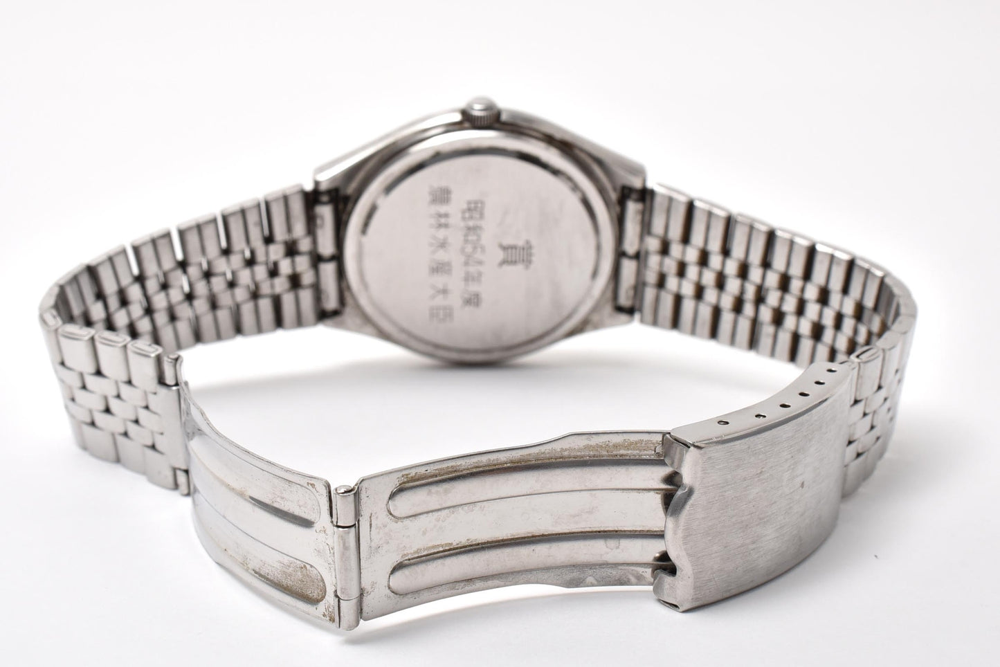 シチズン CITIZEN セブンスター 7100-716717 クォーツ デイデイト メンズ 腕時計 ホワイト文字盤 SS ヴィンテージ