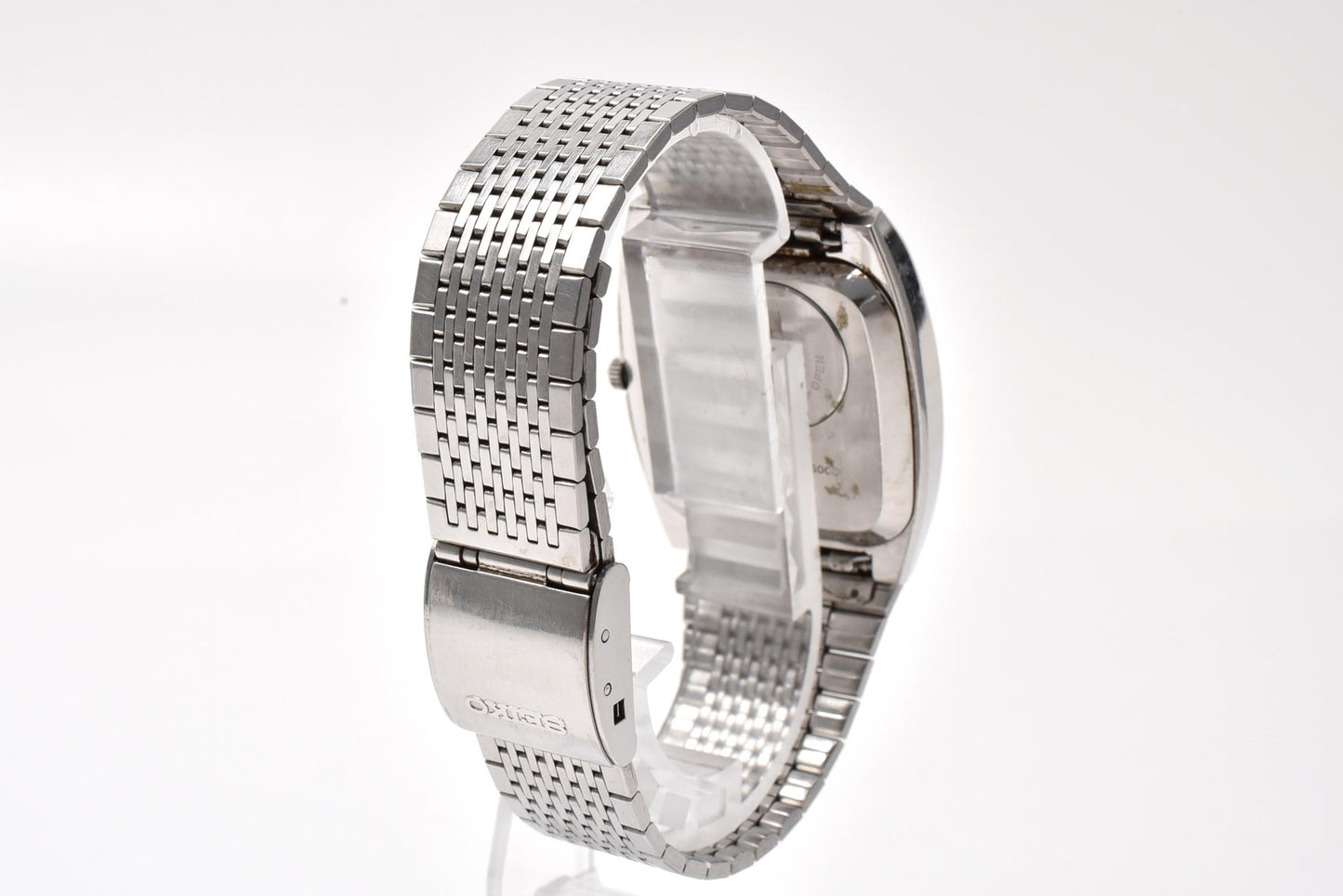セイコー SEIKO ロードクォーツ 7853-5000 デイデイト クォーツ メンズ 腕時計 メッシュブレス スクエア型 SS ヴィンテージ