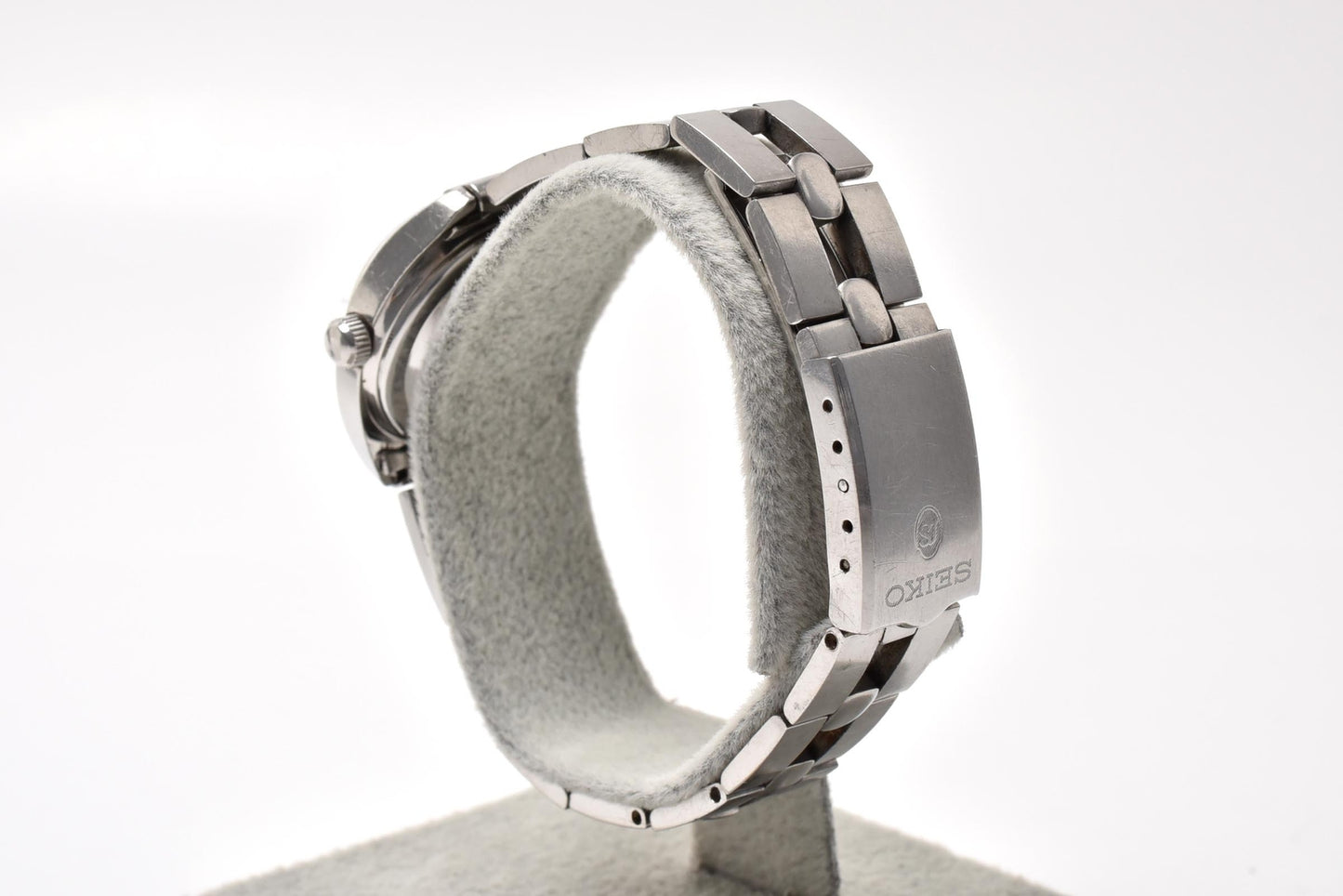 SEIKO セイコー マチックレディ 2517-0340 自動巻き レディース 腕時計 ネイビー文字盤 デイト SS ヴィンテージ