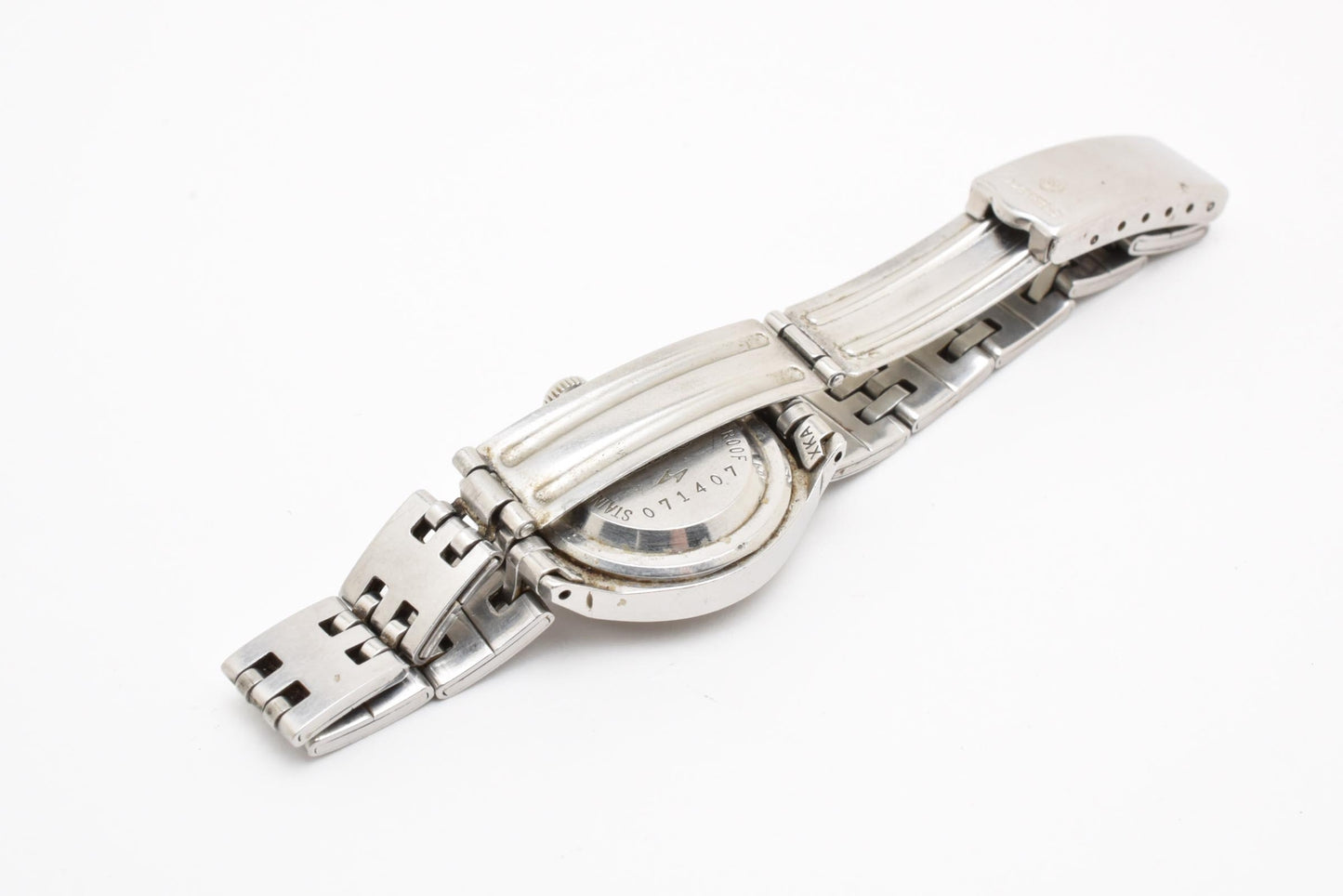 セイコー SEIKO 1104-0090 手巻き レディース 腕時計 ホワイト文字盤 SSブレス ヴィンテージ ドレスウォッチ