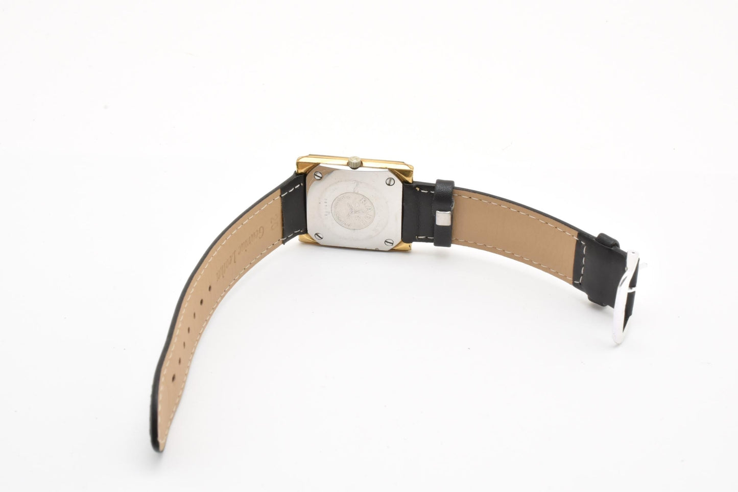 RADO ラドー 396.3023.2 手巻き メンズ 腕時計 GP スクエア ゴールド文字盤 レザーベルト ヴィンテージ