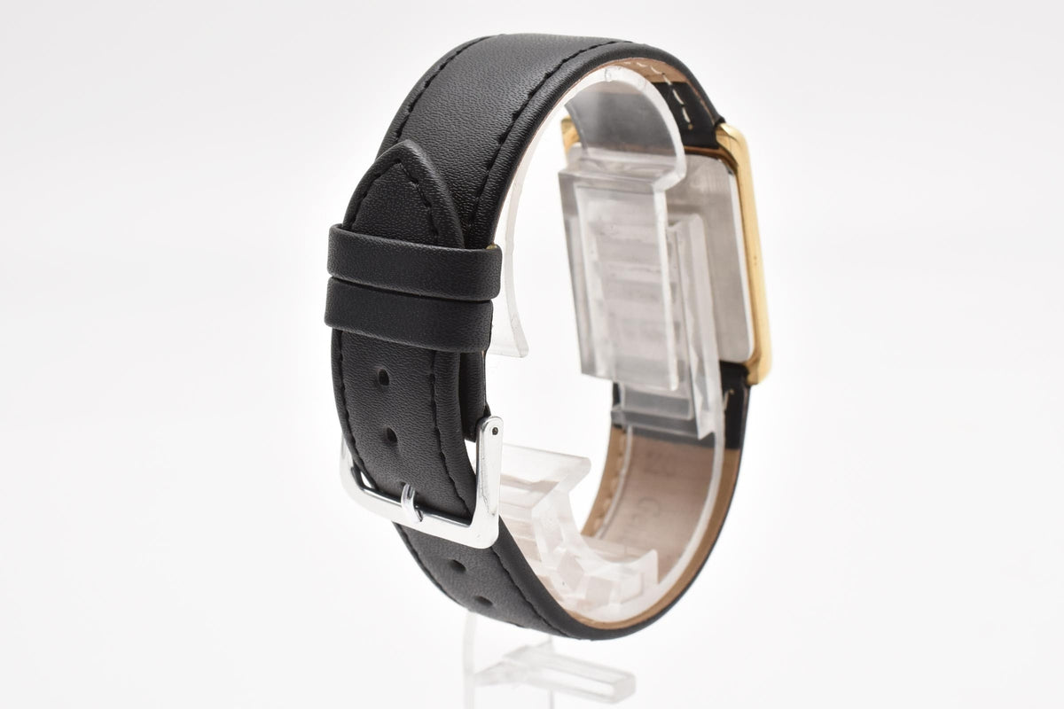CITIZEN シチズン DUKE デューク 2730-271297 ユニセックス クォーツ 腕時計 ベージュ文字盤 ゴールドプレート レクタンギュラー 26.4mm 1980年代 ヴィンテージ