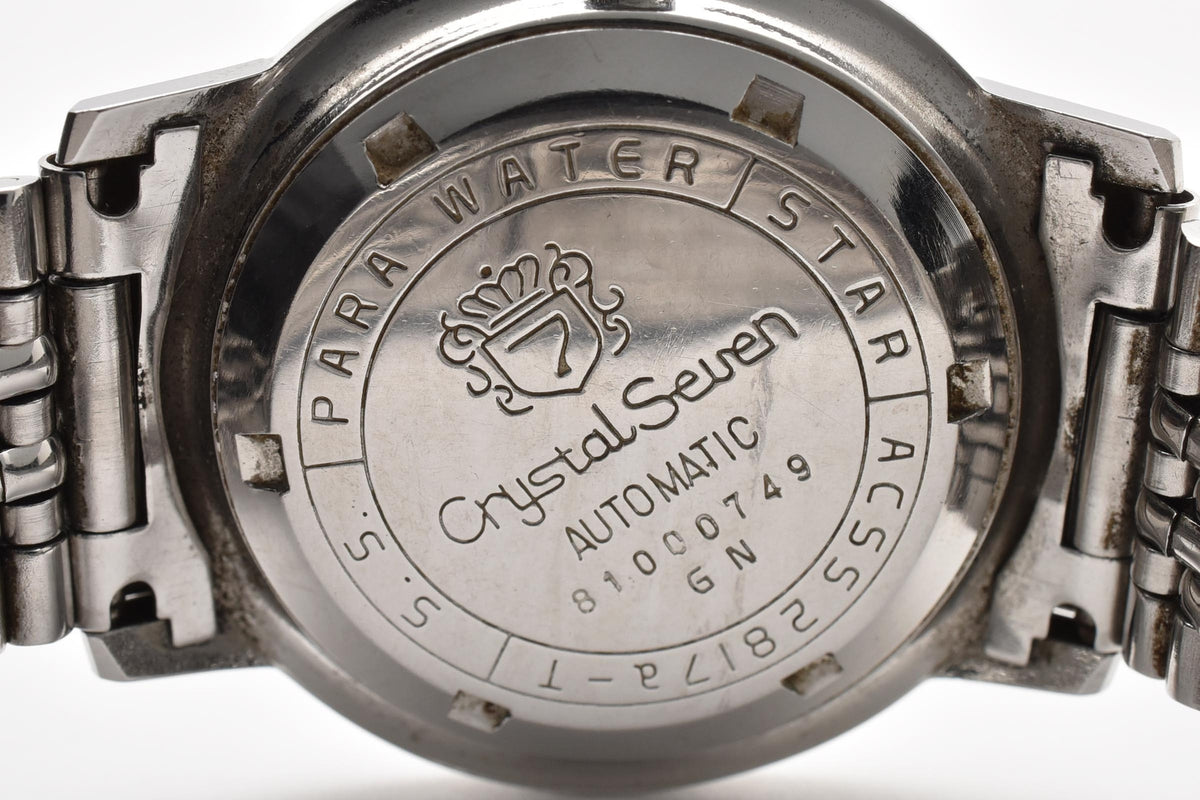 CITIZEN シチズン Crystal Seven Custom クリスタルセブン カスタム ACSS 2817A-T メンズ 自動巻き 23石 ブルー文字盤 デイデイト 38.3mm ヴィンテージ