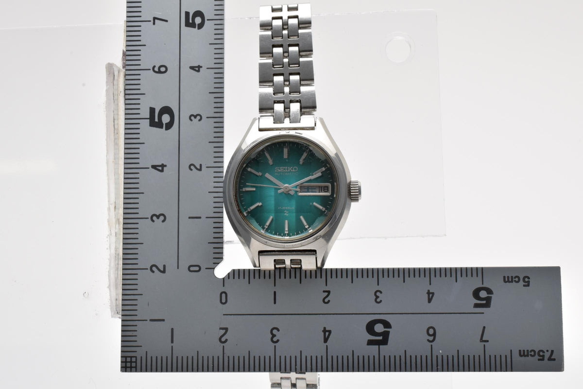 SEIKO セイコー Joyful ジョイフル 2206-0510 レディース 自動巻き 腕時計 エメラルドカラー文字盤 ステンレス 24.2mm 1970年代 ヴィンテージ