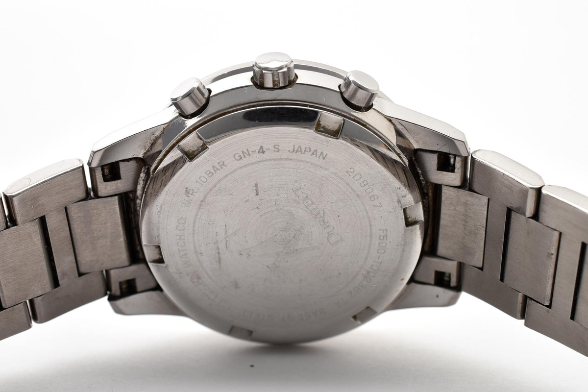 CITIZEN シチズン xC クロスシー F500-T002382 レディース クォーツ クロノグラフ 腕時計 ピンクゴールドカラー文字盤 デイト ステンレス 31mm