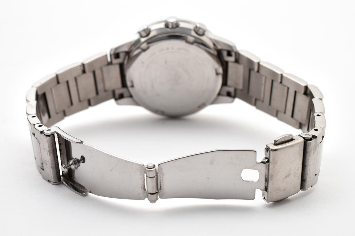 CITIZEN シチズン xC クロスシー F500-T002382 レディース クォーツ クロノグラフ 腕時計 ピンクゴールドカラー文字盤 デイト ステンレス 31mm