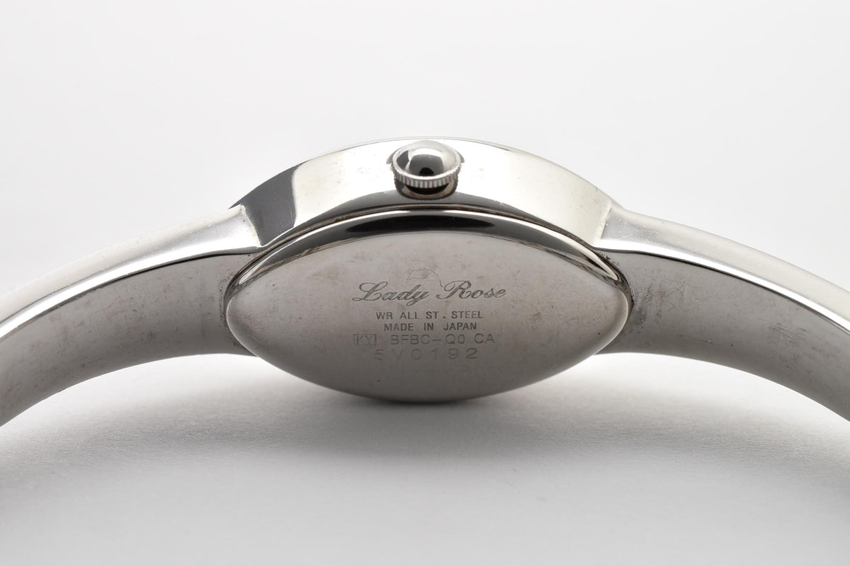 ORIENT オリエント Lady Rose レディローズ 8FBC-Q0 レディース クォーツ 腕時計 ホワイト文字盤 トノー型 ステンレス ブレスレット 15mm
