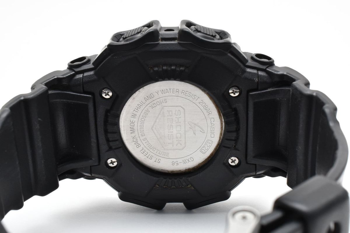 CASIO カシオ G-SHOCK ジーショック GXW-56 メンズ タフソーラー 電波 クォーツ デジタル 腕時計 ブラック 樹脂ケース レジンベルト 51mm 2010年代 箱付