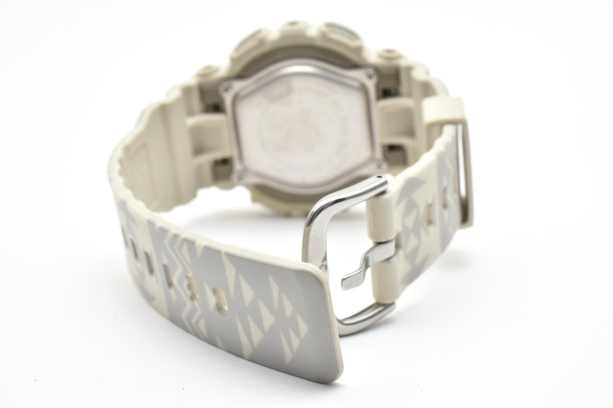 CASIO カシオ Baby-G ベビージー BA-110TP レディース クォーツ アナデジ 腕時計 ホワイト 白 樹脂ケース レジンベルト 42mm 2010年代