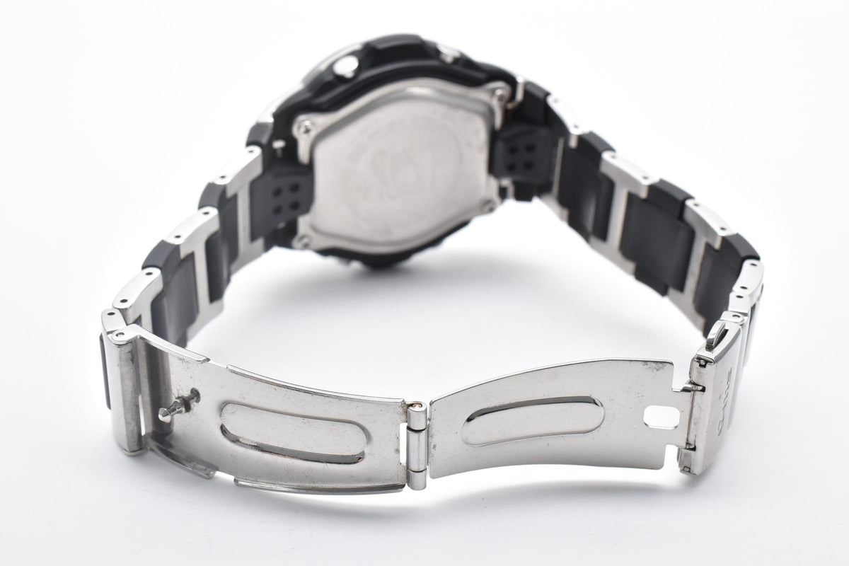 CASIO カシオ Baby-G ベビージー G-MS MSG-300C レディース クォーツ 腕時計 ゴールド文字盤 マルチダイヤル ステンレス ブラック 樹脂 ブレスレット 36mm 2000年代