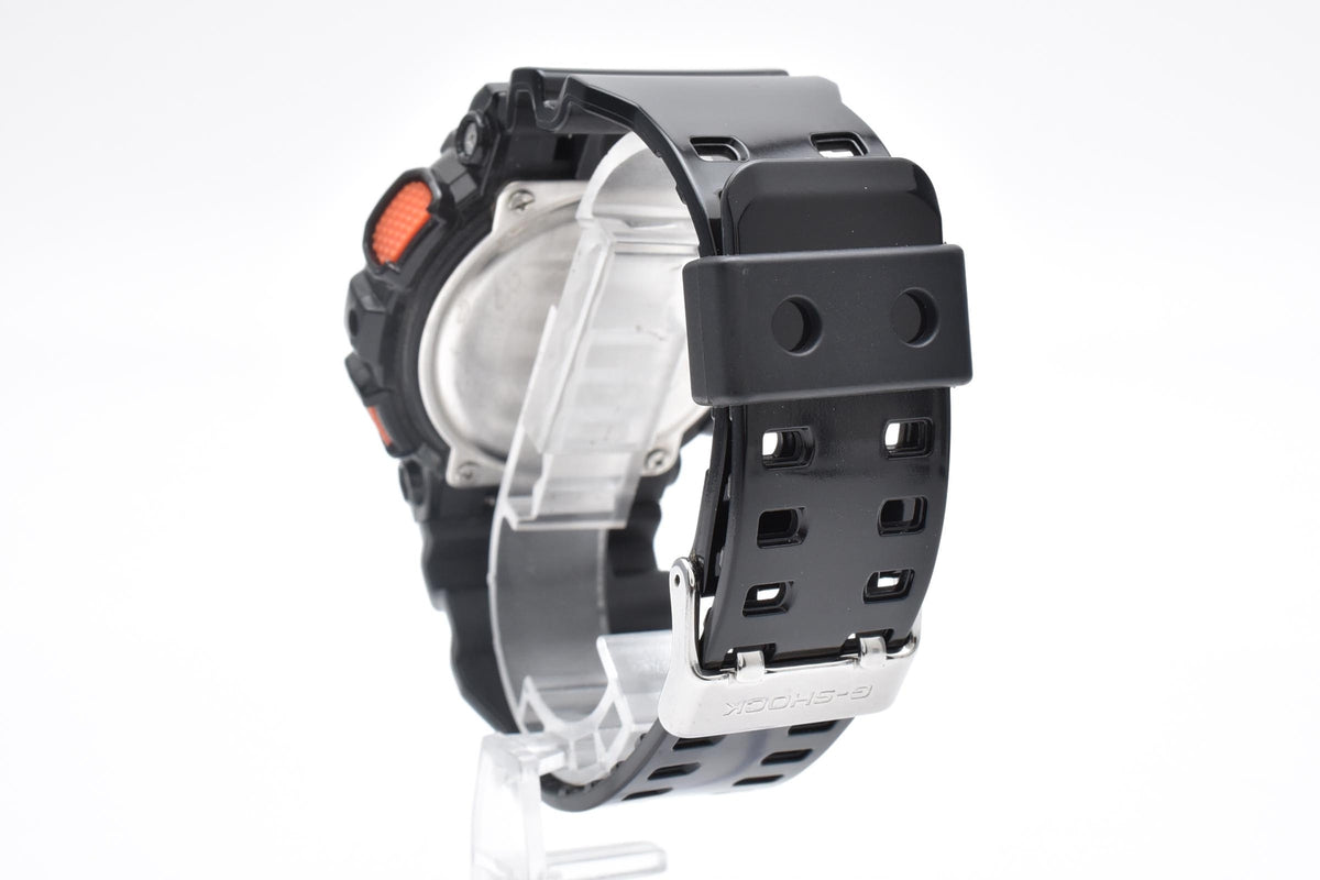 CASIO カシオ G-SHOCK ジーショック GD-100HC メンズ クォーツ デジタル 腕時計 オレンジ液晶 ブラック 樹脂ケース レジンベルト 50mm 2010年代