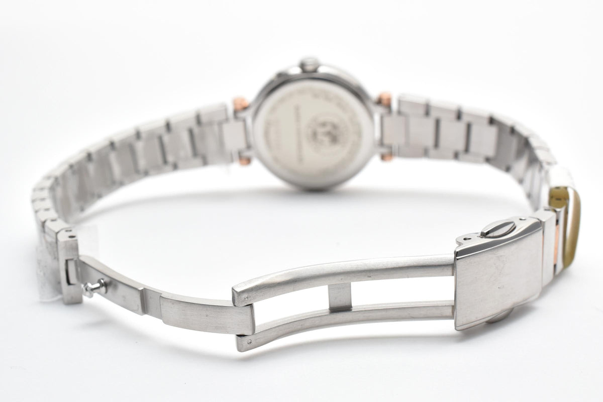 CITIZEN シチズン Eco-Drive エコドライブ H054-T017908 レディース ソーラー クォーツ 腕時計 ホワイト文字盤 ローズゴールドカラー ステンレス 23mm 2000年代 箱 書類付