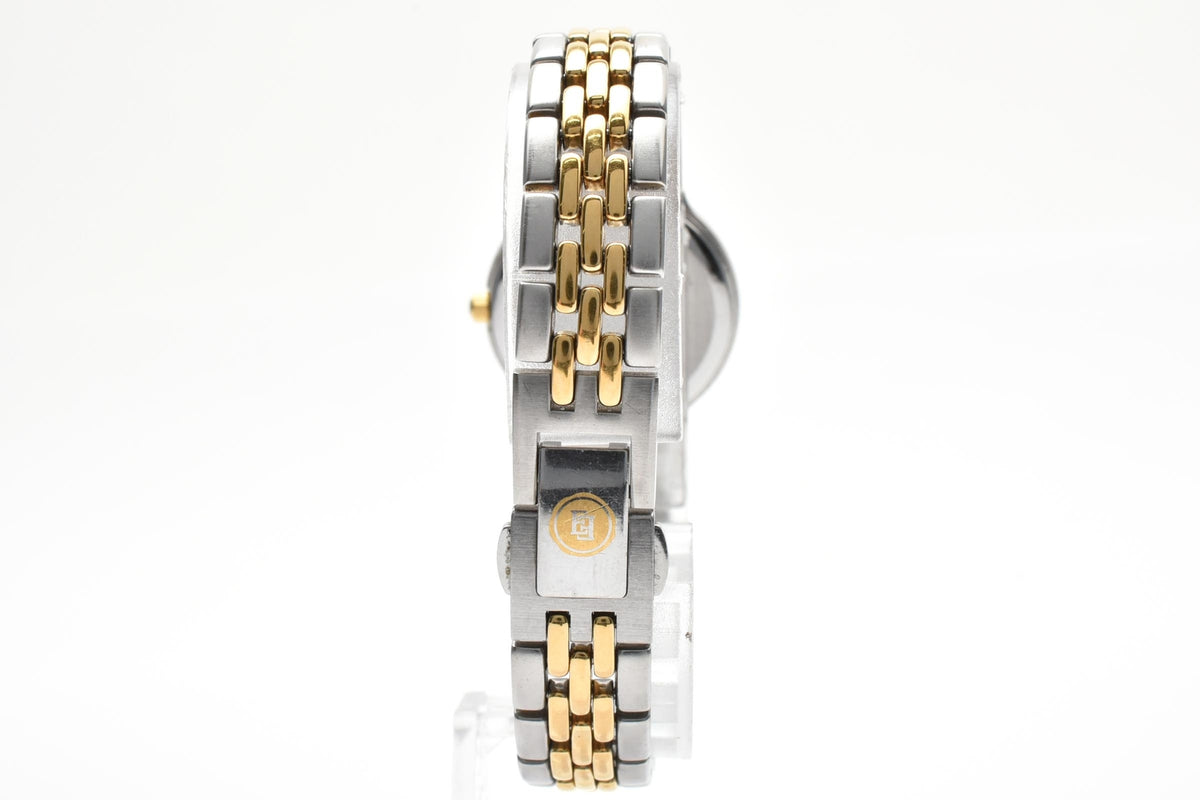 CITIZEN シチズン EXCEED エクシード 5437-H00435 レディース クォーツ 腕時計 天然ダイヤモンド 12P ホワイト文字盤 ゴールドプレート ステンレス 23.5mm 1990年代