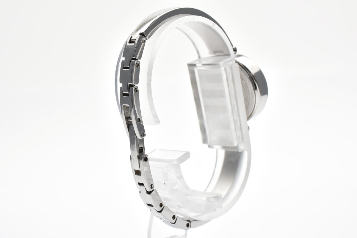 GIVENCHY ジバンシィ CE607045 レディース クォーツ 腕時計 ピンク文字盤 アラビア数字 ストーン装飾 ステンレス バングル ブレスレット 21mm 2000年代