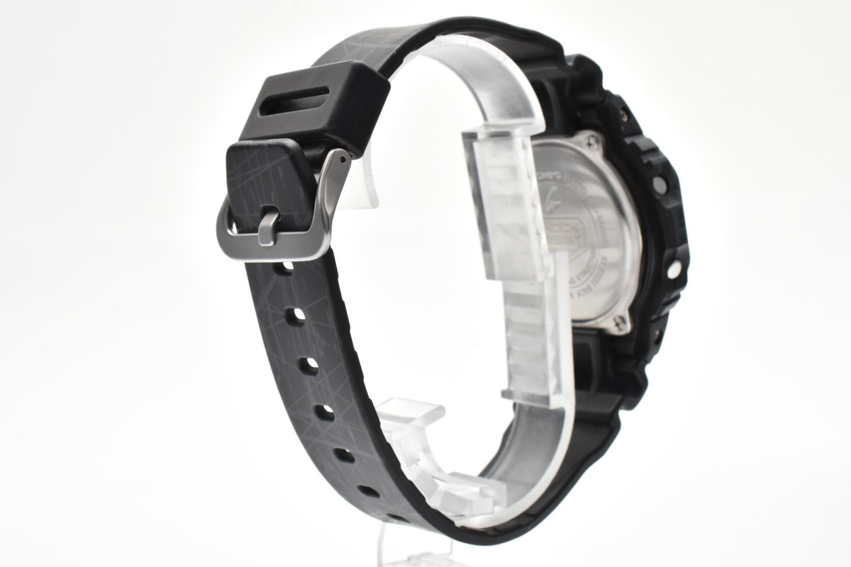 CASIO カシオ G-SHOCK ジーショック Slash Pattern Series DW-5600SL メンズ クォーツ デジタル 腕時計 ブラック液晶 グラフィック柄 樹脂ケース レジンベルト 42.5mm 2010年代
