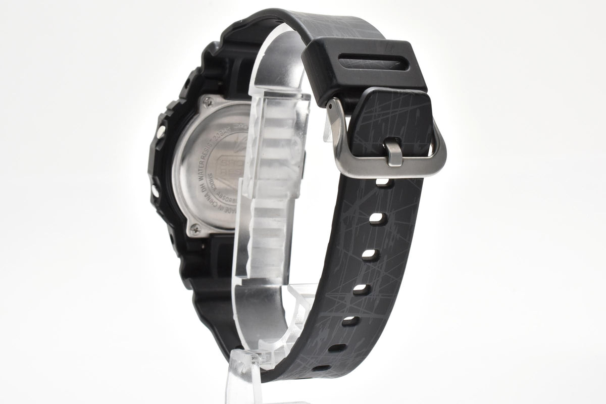 CASIO カシオ G-SHOCK ジーショック Slash Pattern Series DW-5600SL メンズ クォーツ デジタル 腕時計 ブラック液晶 グラフィック柄 樹脂ケース レジンベルト 42.5mm 2010年代