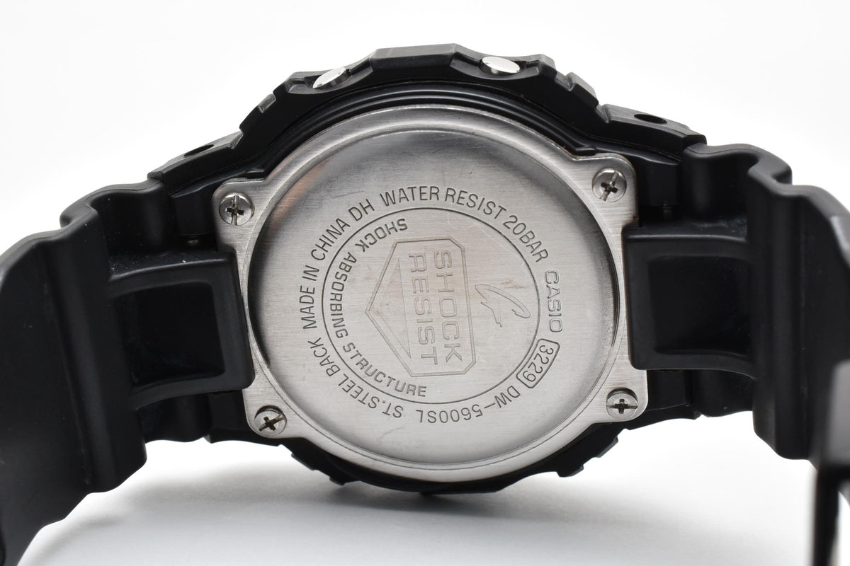CASIO カシオ G-SHOCK ジーショック Slash Pattern Series DW-5600SL メンズ クォーツ デジタル 腕時計 ブラック液晶 グラフィック柄 樹脂ケース レジンベルト 42.5mm 2010年代