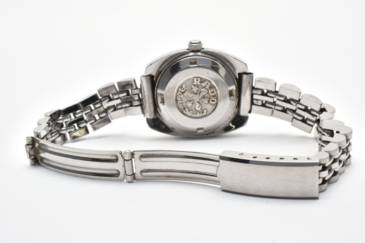 RADO ラドー Voyager ボイジャー レディース 自動巻き 腕時計 クリーム文字盤 デイト 3針 ステンレス ブレスレット 24mm 1970年代 ヴィンテージ