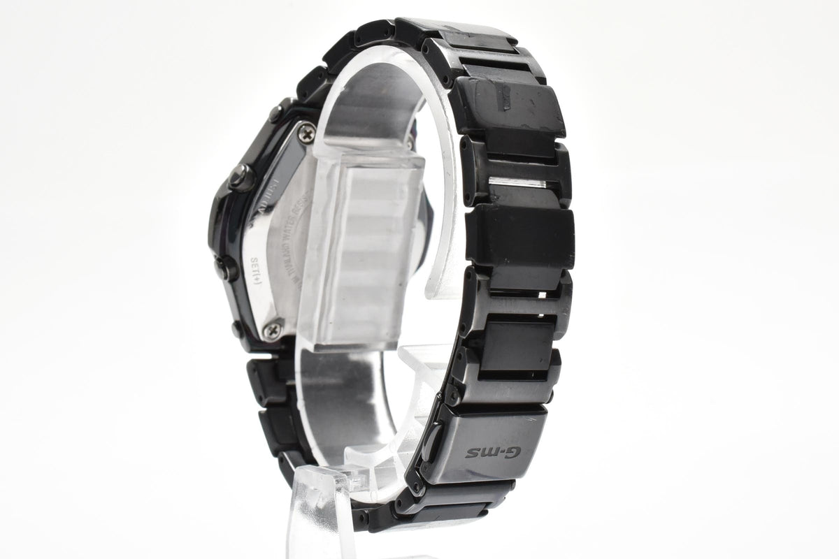 CASIO カシオ Baby-G ベビーG G-MS Octra MSG-1500 レディース ソーラー 電波 腕時計 ブラック文字盤 マルチダイヤル ステンレス ブレスレット 34.6mm 2000年代