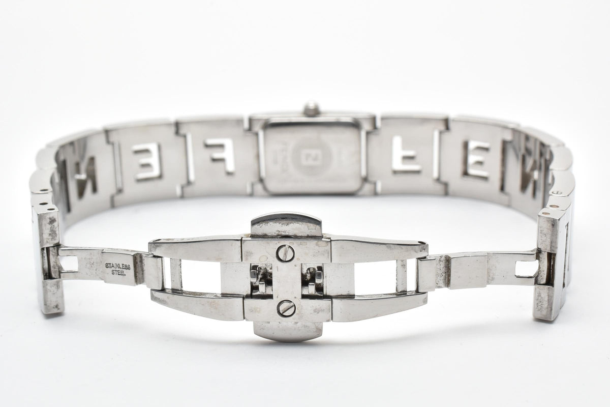 FENDI フェンディ Stella ステラ 3150L レディース クォーツ 腕時計 ブルー文字盤 長方形 ステンレス ロゴリンク ブレスレット 14mm 1990年代 ヴィンテージ
