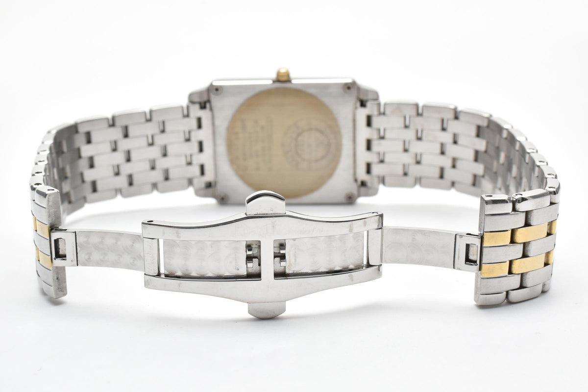 CITIZEN シチズン Stiletto スティレット G820-T004300 メンズ エコドライブ ソーラー 腕時計 ホワイト文字盤 ローマ数字 2針 ステンレス ゴールドプレート 27mm 2000年代