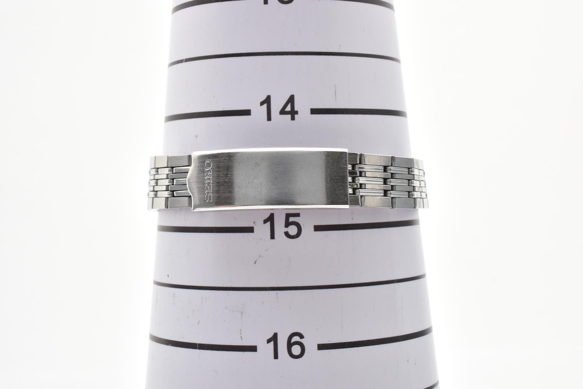SEIKO セイコー 2205-0050 レディース 自動巻き 腕時計 ブルー文字盤 デイト 3針 ステンレス ブレスレット 22.6mm 1970年代 ヴィンテージ