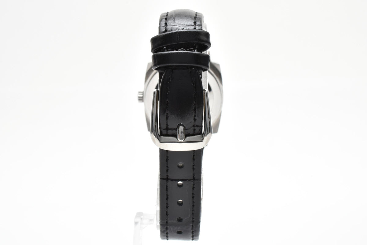 CITIZEN シチズン Deluxe Ivory 70s vintage デラックス アイボリー H0YS 2301-Y レディース 手巻き 21石 腕時計 シルバー文字盤 2針 ステンレス レザー 27mm 1970年代 ヴィンテージ