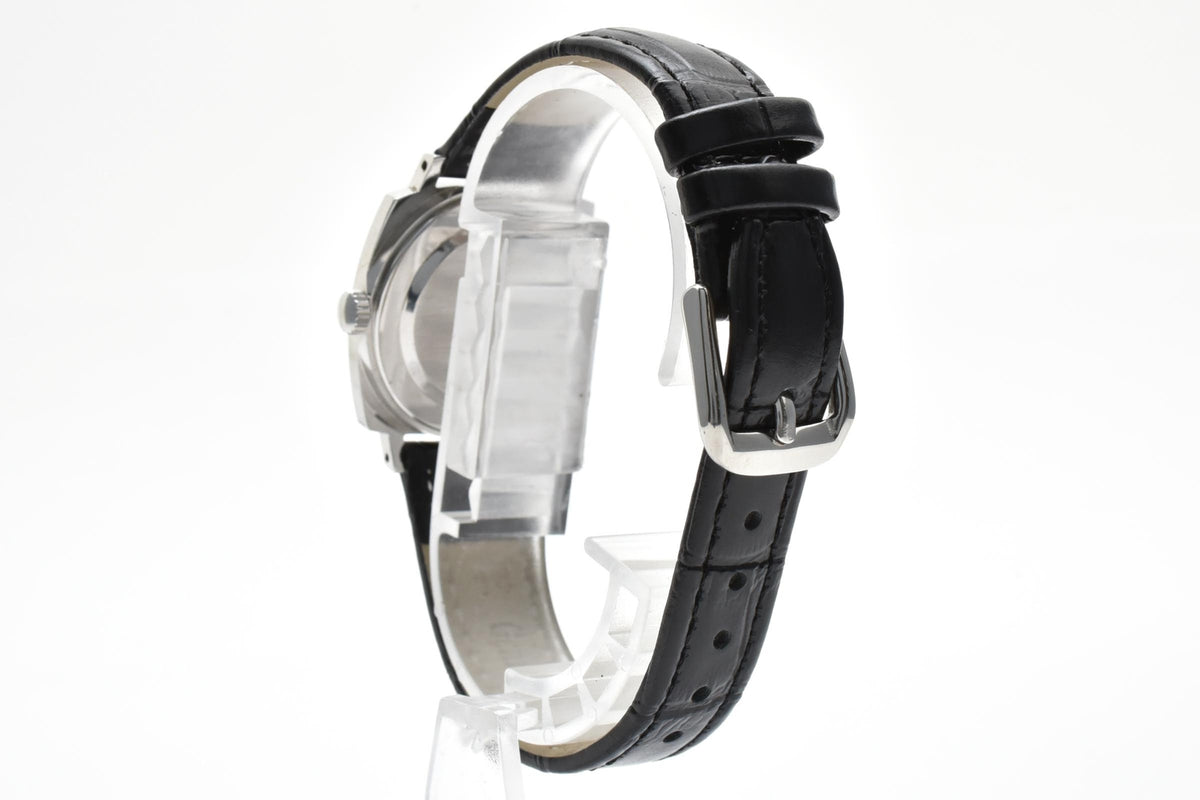 CITIZEN シチズン Deluxe Ivory 70s vintage デラックス アイボリー H0YS 2301-Y レディース 手巻き 21石 腕時計 シルバー文字盤 2針 ステンレス レザー 27mm 1970年代 ヴィンテージ