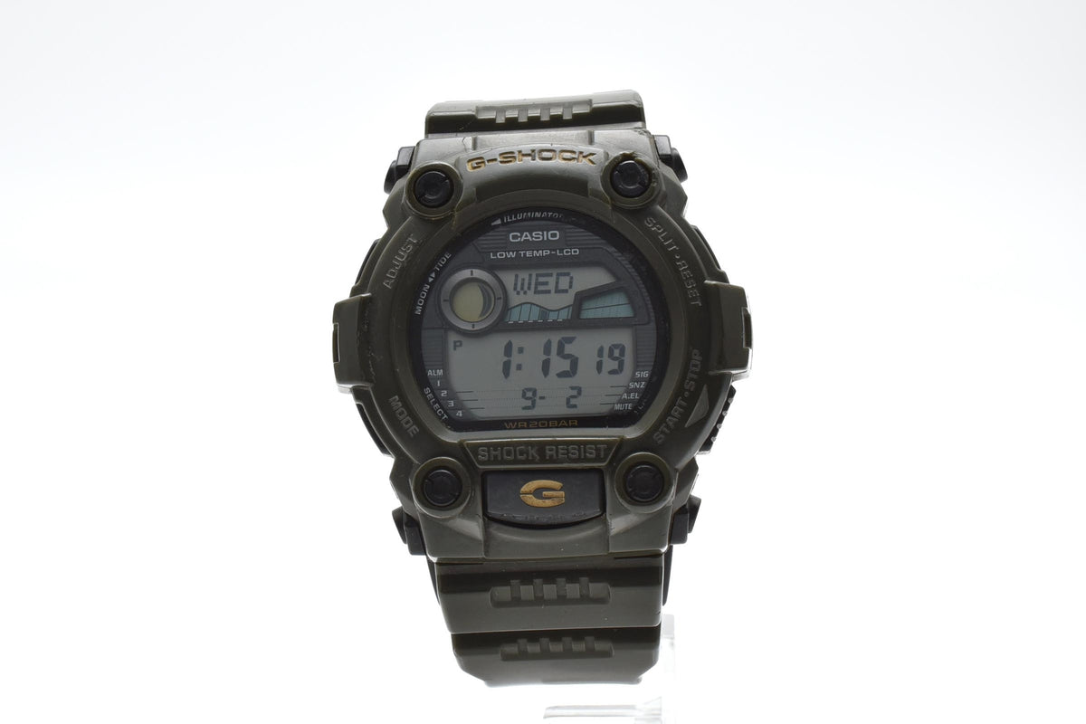CASIO カシオ G-SHOCK ジーショック G-7900 00s Y2K vintage メンズ クォーツ デジタル 腕時計 ブラック ステンレス 樹脂 レジンストラップ 48mm 2000年代