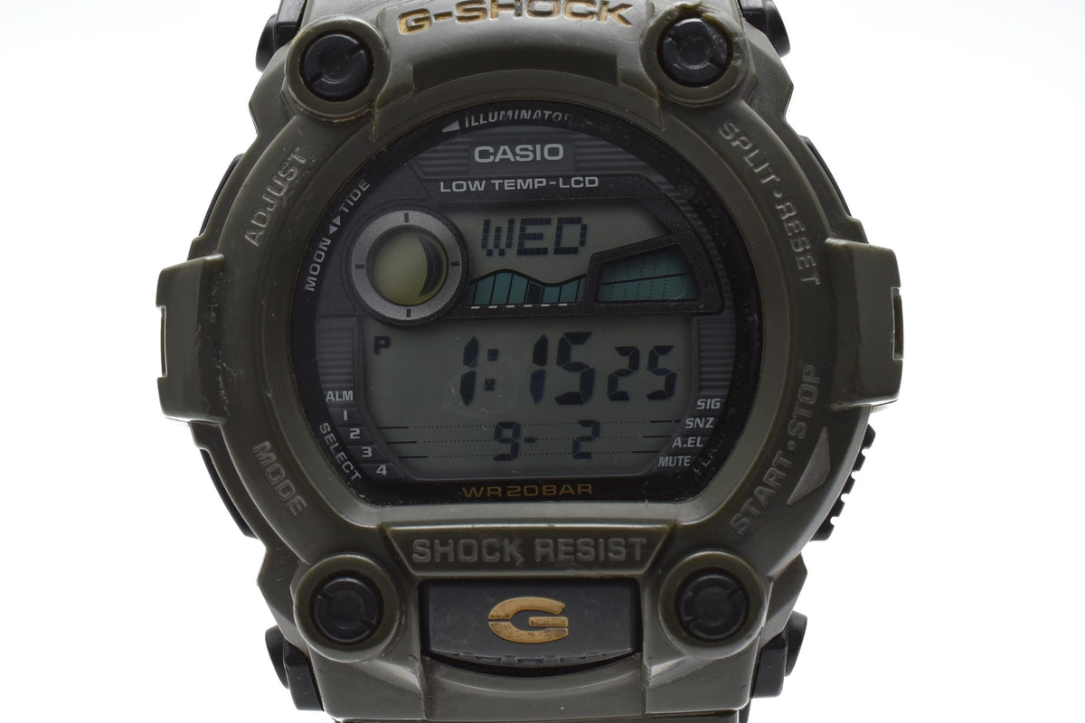 CASIO カシオ G-SHOCK ジーショック G-7900 00s Y2K vintage メンズ クォーツ デジタル 腕時計 ブラック ステンレス 樹脂 レジンストラップ 48mm 2000年代