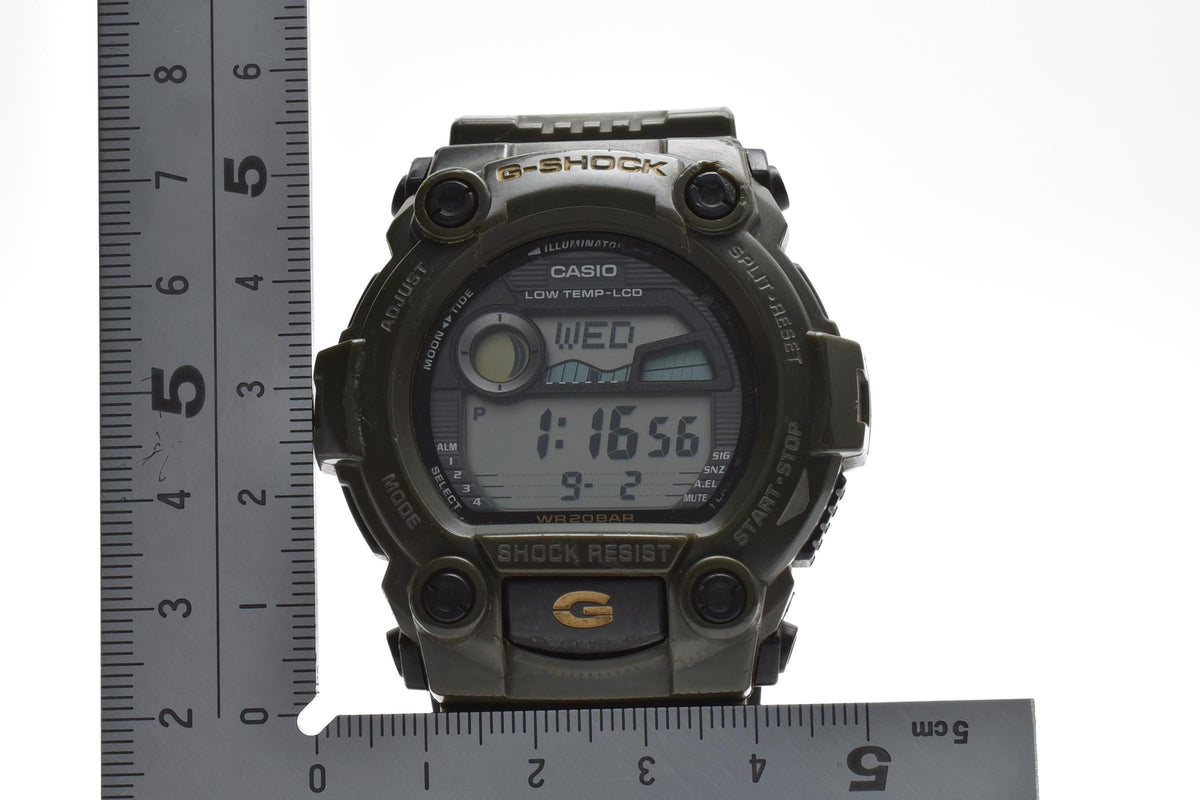 CASIO カシオ G-SHOCK ジーショック G-7900 00s Y2K vintage メンズ クォーツ デジタル 腕時計 ブラック ステンレス 樹脂 レジンストラップ 48mm 2000年代