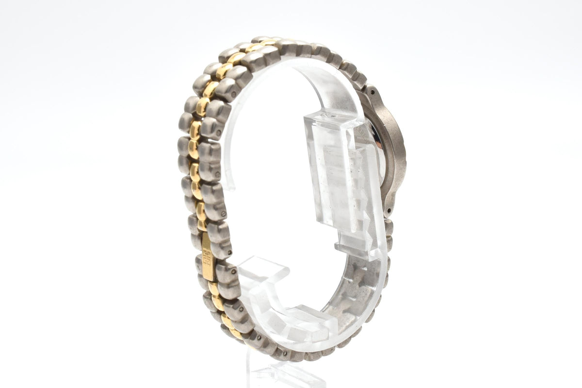 GIVENCHY ジバンシィ A.M. Line 9219111 レディース 90s vintage クォーツ 腕時計 シルバー文字盤 ローマ数字 ステンレス コンビ ブレスレット 23.7mm 1990年代 ヴィンテージ